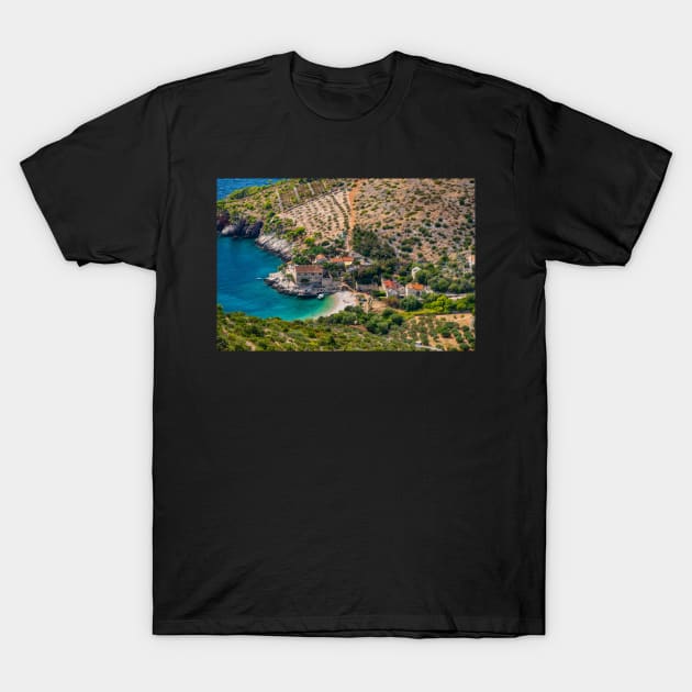 Dubovica bay, island Hvar T-Shirt by ivancoric